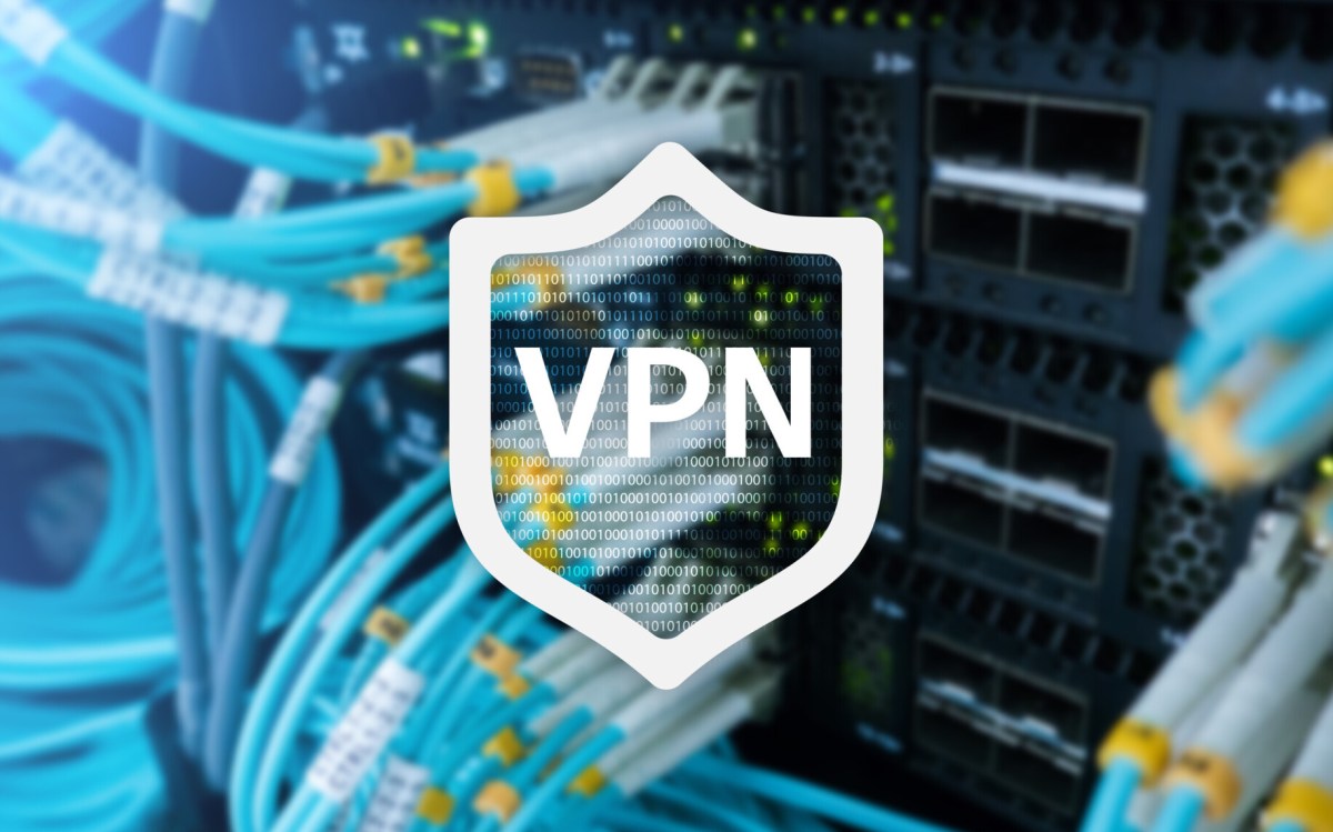 VPN Symbol vor Servern