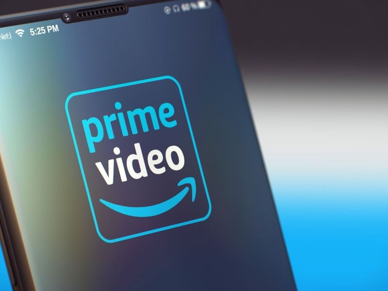 Prime Video-Logo auf einem Smartphone