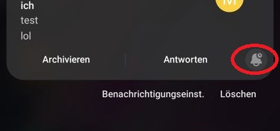 Screenshot vom Android-Handy.