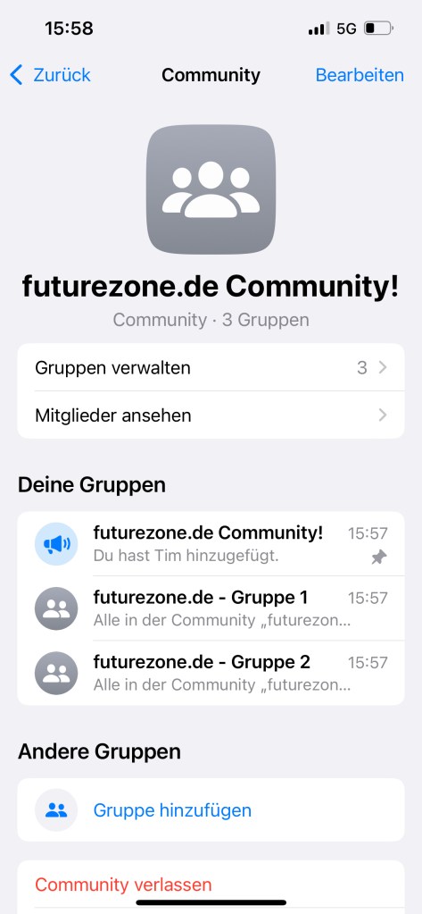 Fertige WhatsApp Community