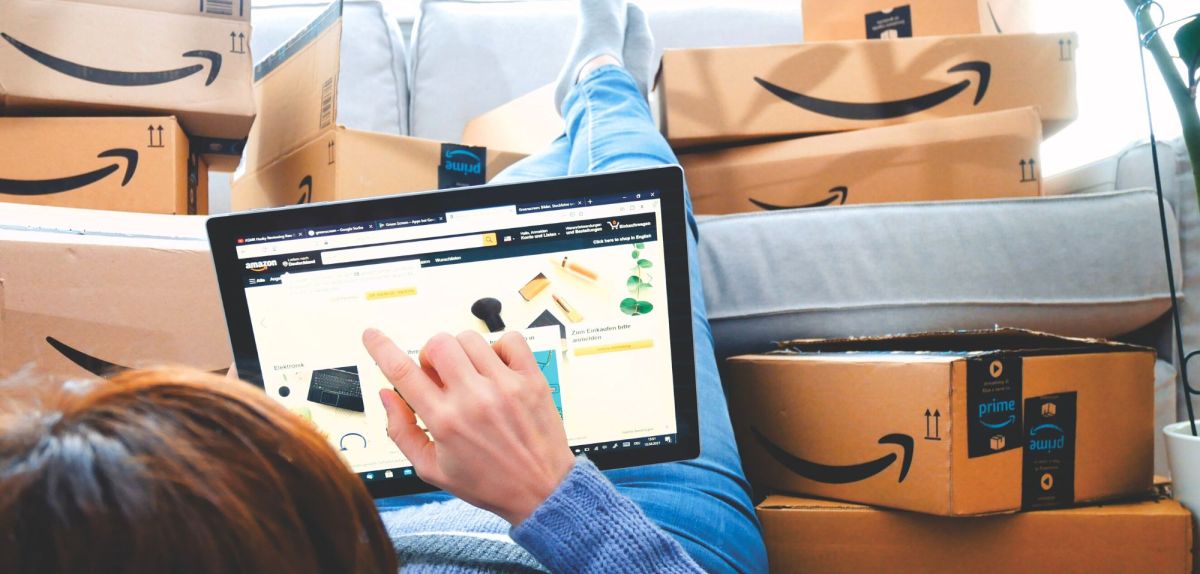 Amazon auf dem Tablet