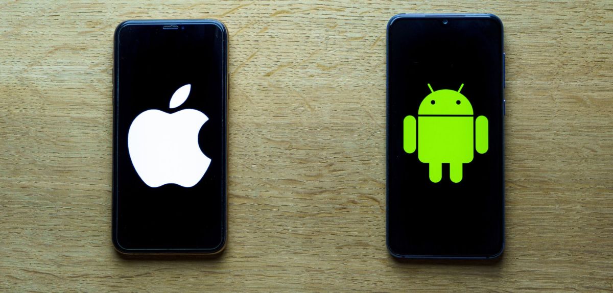 Android Handy und iPhone