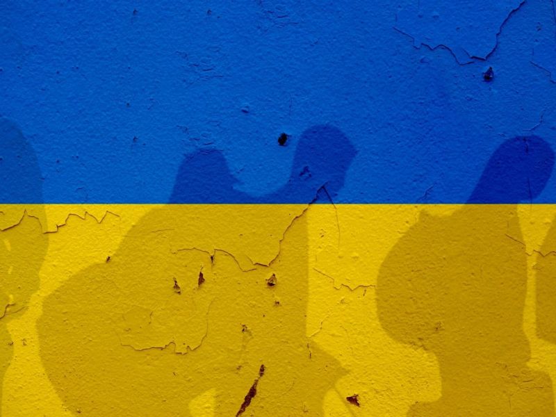 Ukraine-Flagge