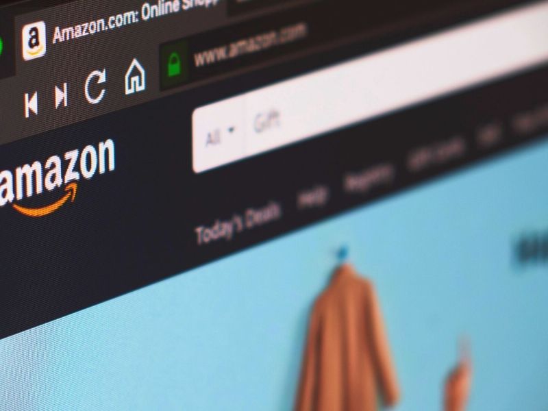 Amazon Webseite im Browser