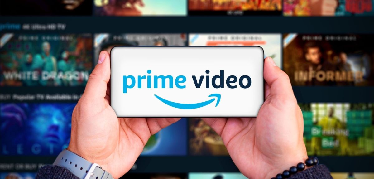 Amazon Prime Video-Logo auf dem Handy