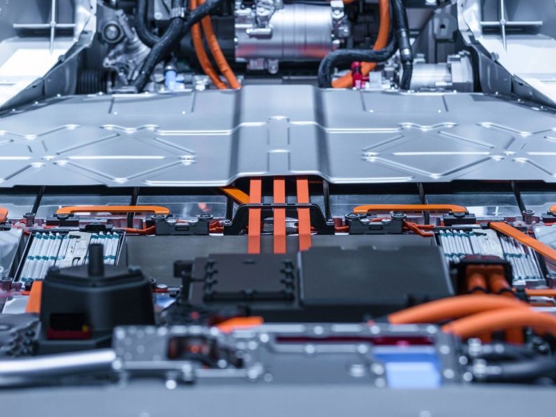 Lithium-Ionen-Batterie eines Elektroautos