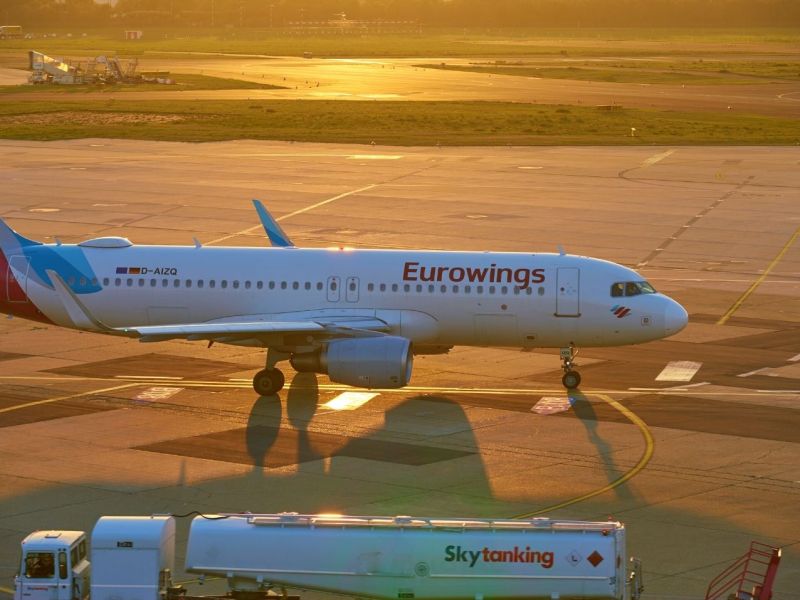 Flugzeug von Eurowings