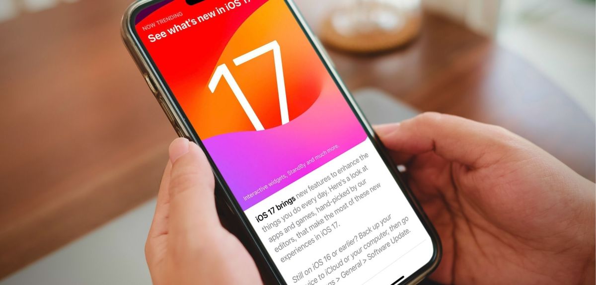 iOS 17 auf dem Handy