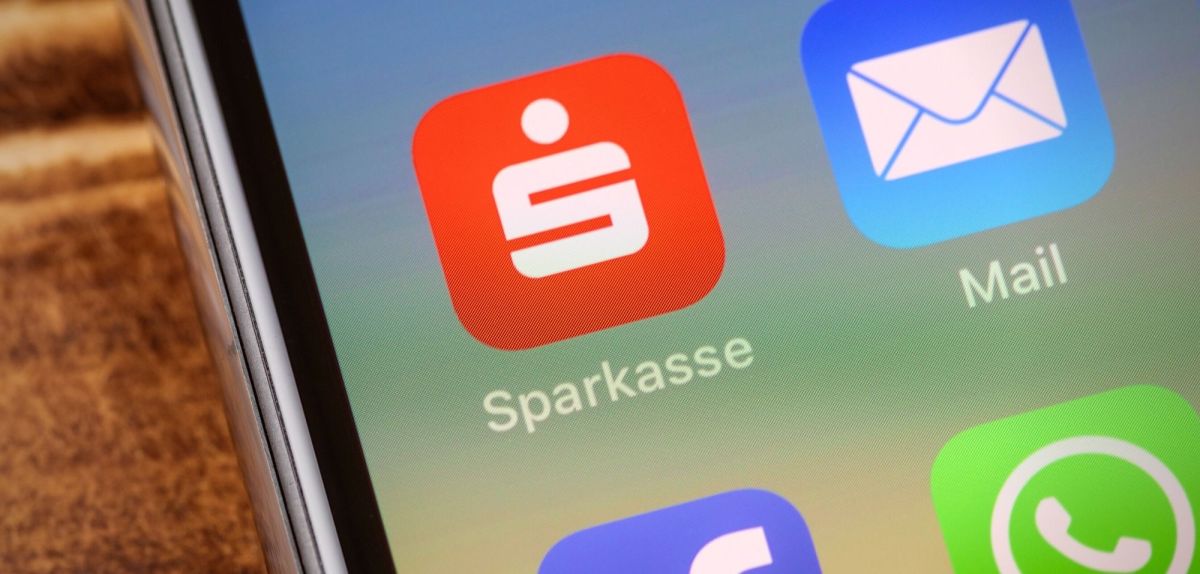 Sparkassen App auf dem iPhone