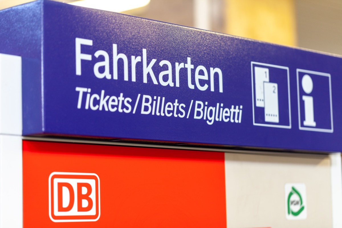 Fahrkartenautomat der Deutschen Bahn