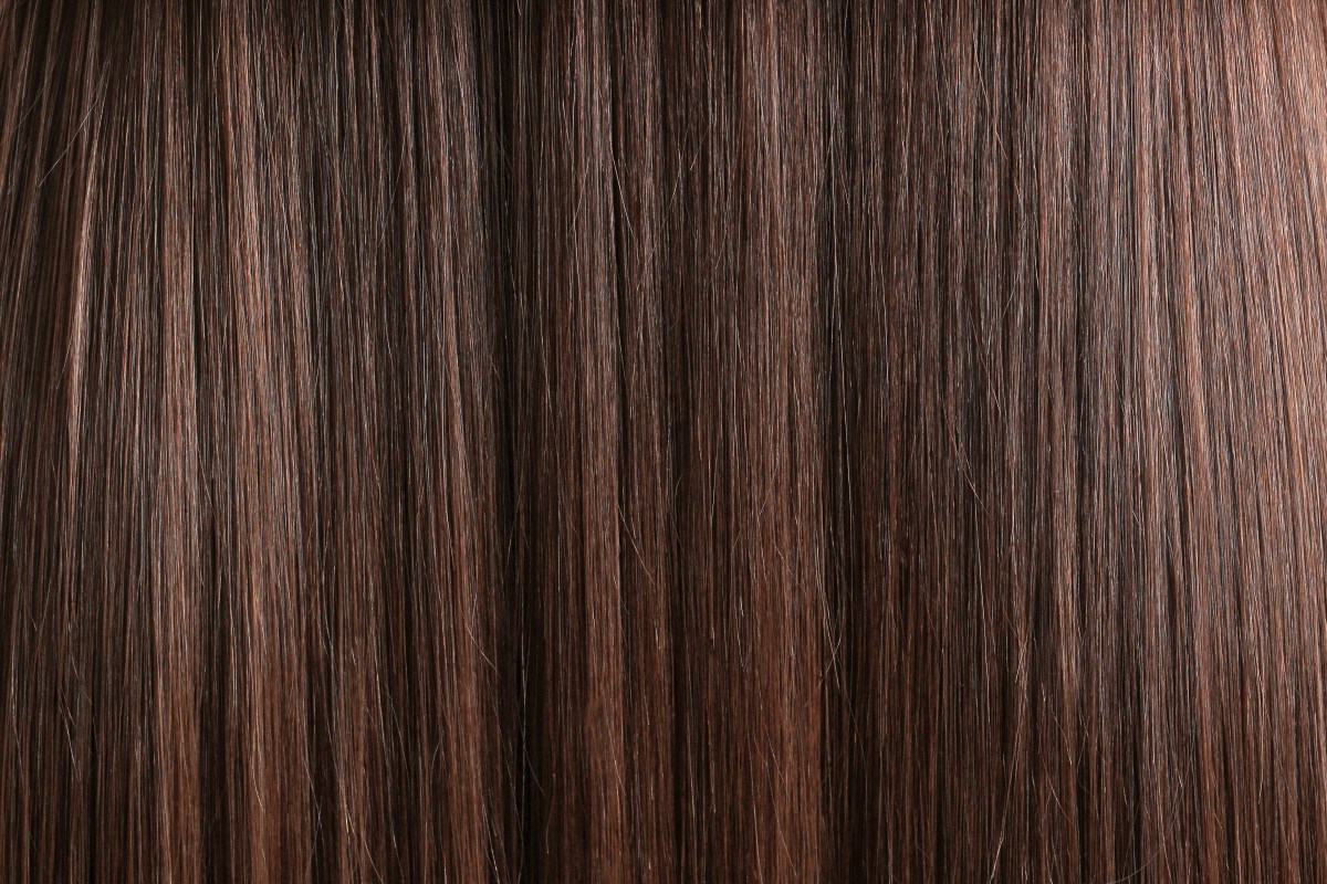 Nahaufnahme brauner Haare