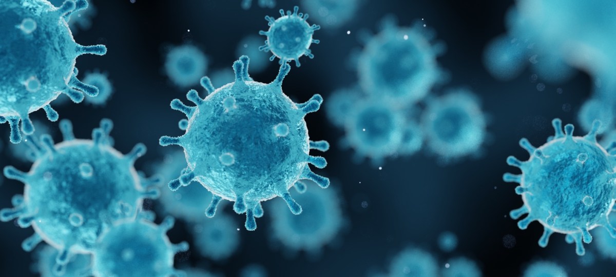 Illustration eines Virus