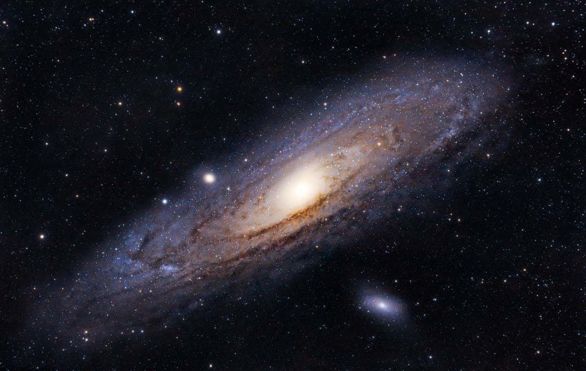 Eine Galaxie aus großer Entfernung