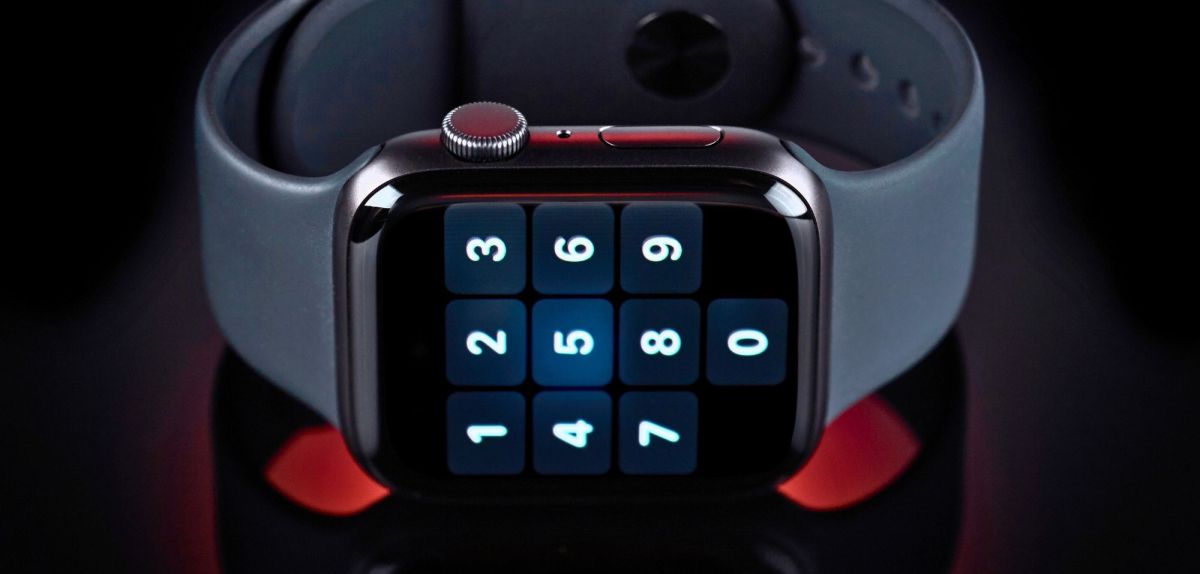 Apple Watch mit Code-Eingabe