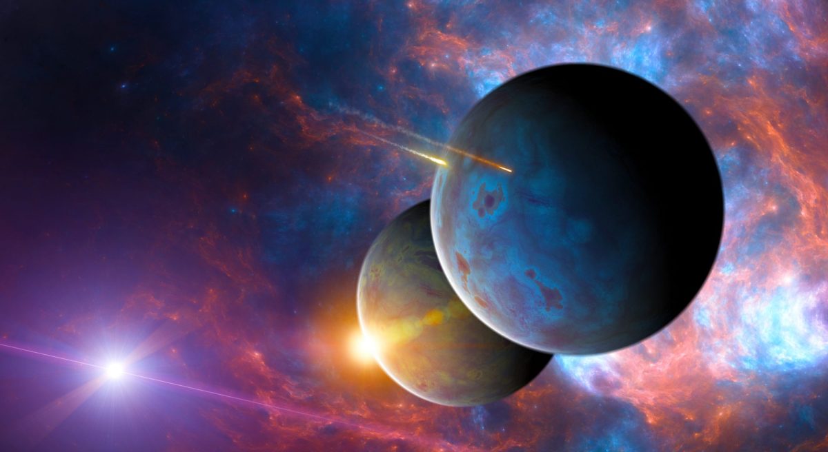 Exoplaneten im Weltall