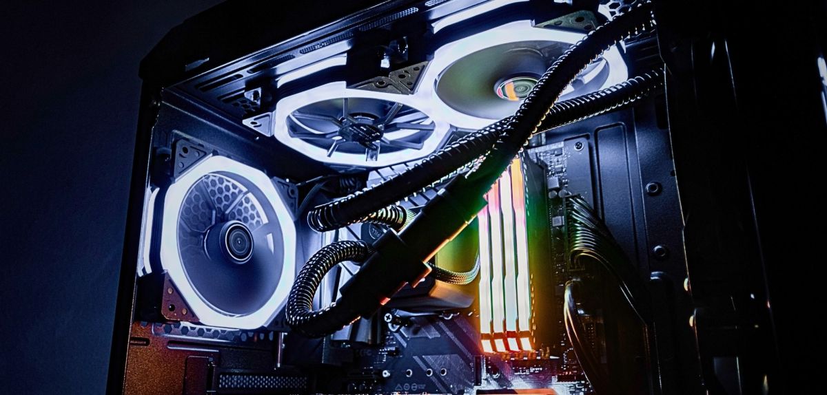 Gaming-PC mit Wasserkühlung