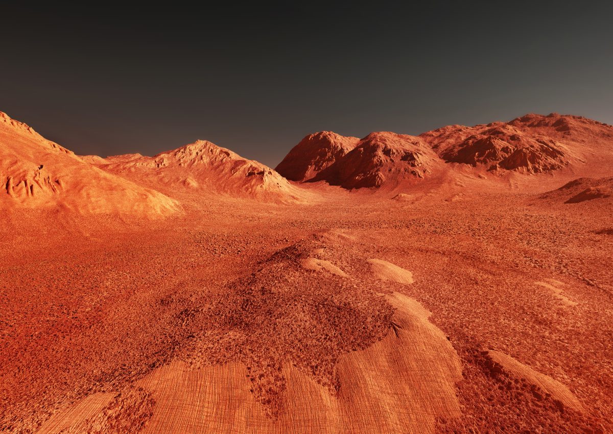 Große Mars-Landschaft