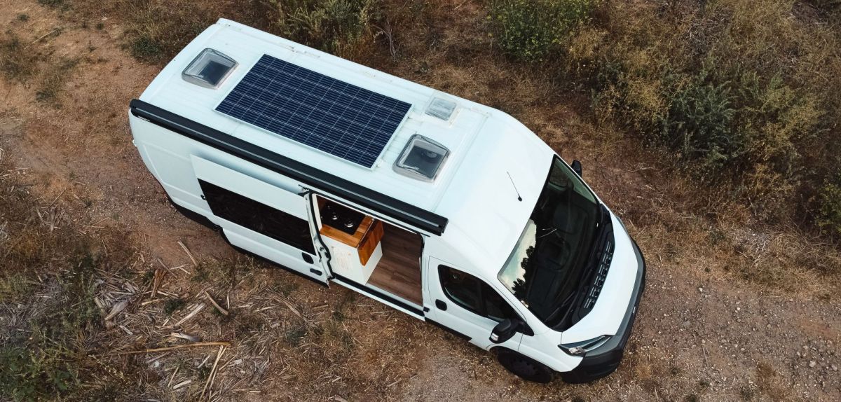 Solaranlage auf Wohnmobil