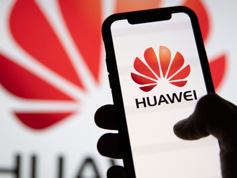 Huawei Logo auf Handy