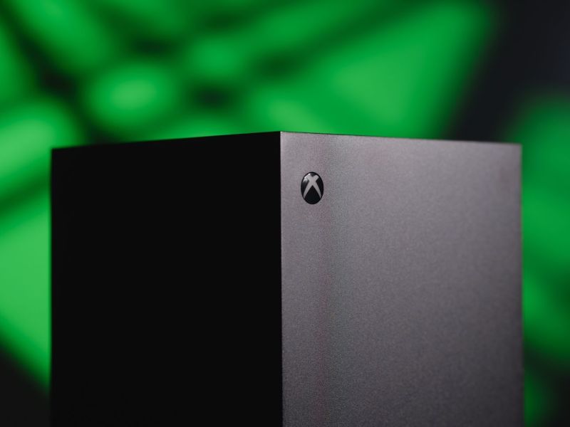 Xbox Series X vor grÃ¼nem Licht