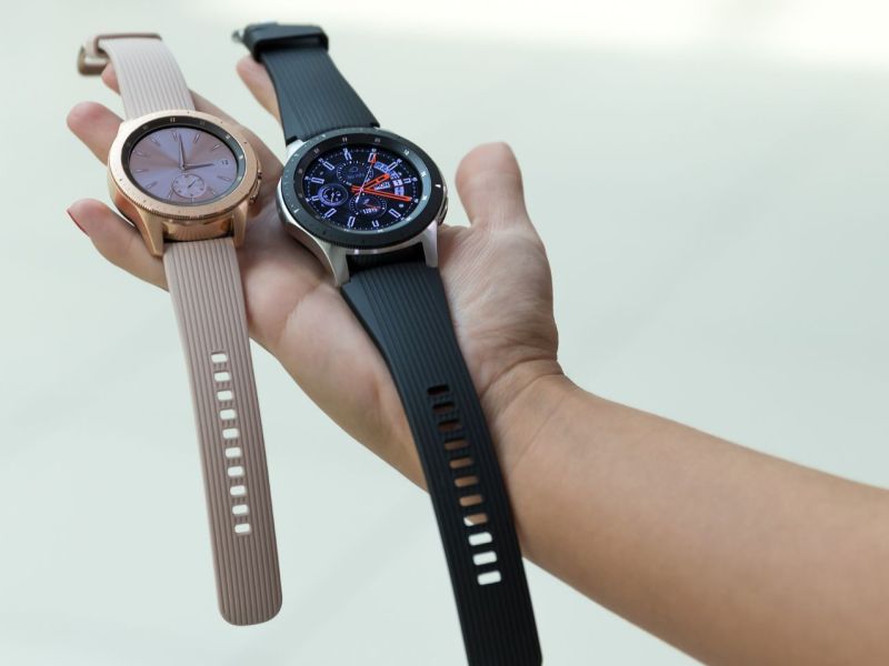 Samsung Galaxy Watch in verschiedenen GrÃ¶ÃŸen