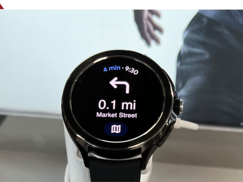 Xiaomi Watch wird in einer Auslage prÃ¤sentiert.