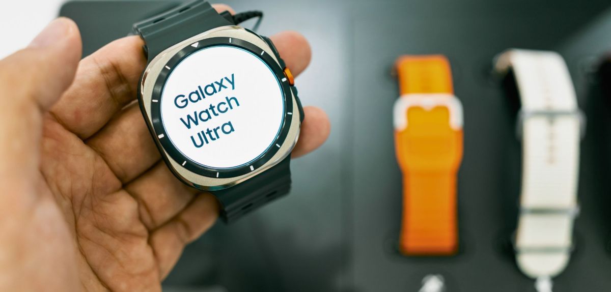Samsung Galaxy Watch im Laden