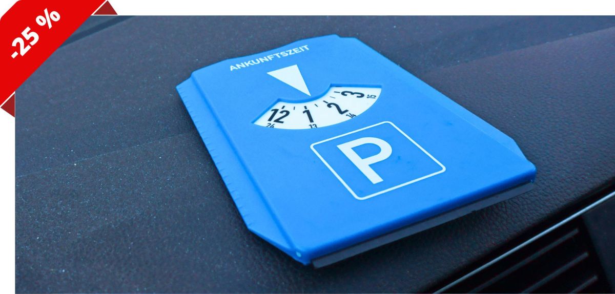 Nicht-elektronische Parkscheibe