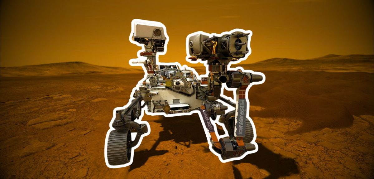 Perseverance-Rover der NASA im Einsatz auf der Marsoberfläche