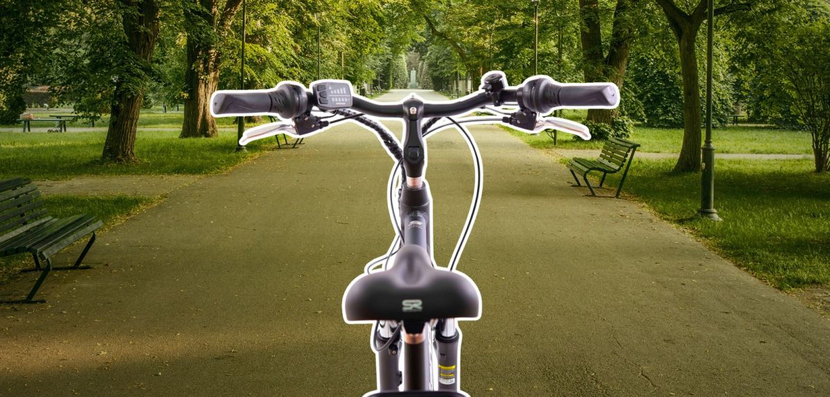 E-Bike von hinten