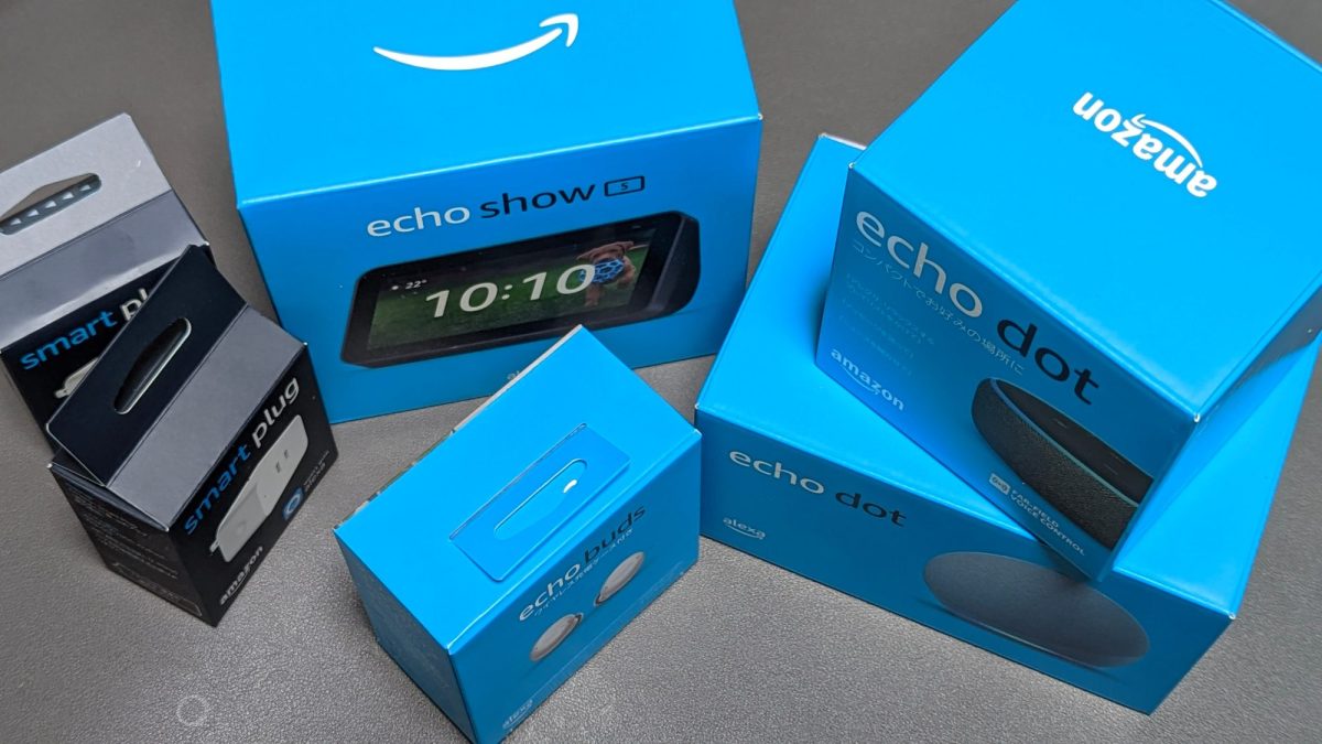 Verschiedener Amazon Echo-Produkte
