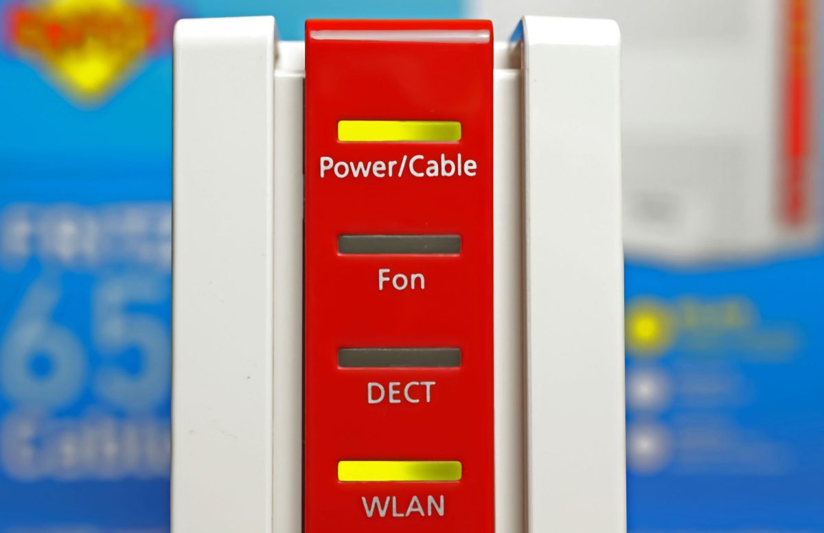 Ein FritzBox-Router.