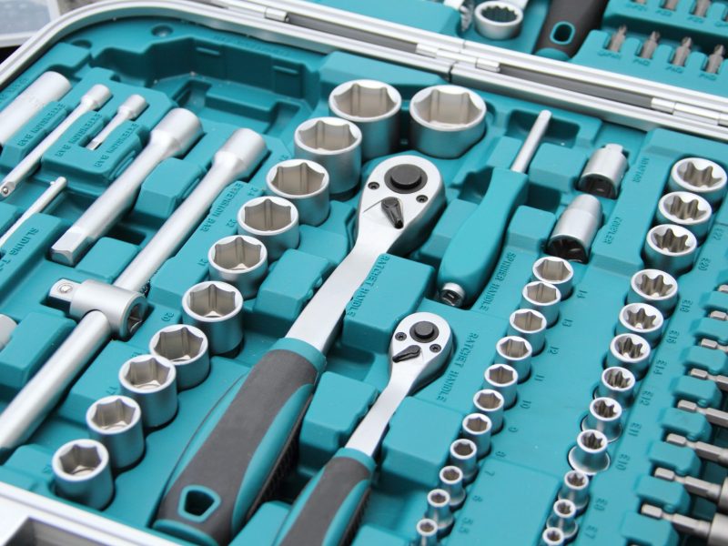 Nahansicht von einem Makita-Bitset.