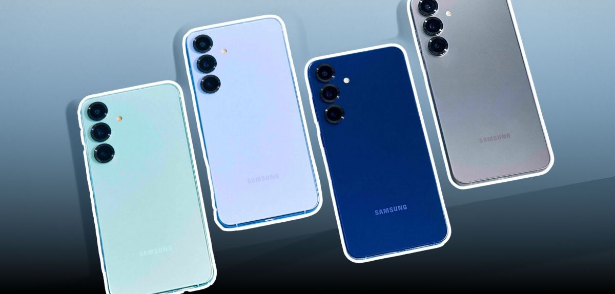 Samsung Galaxy S25 in verschiedenen Farben