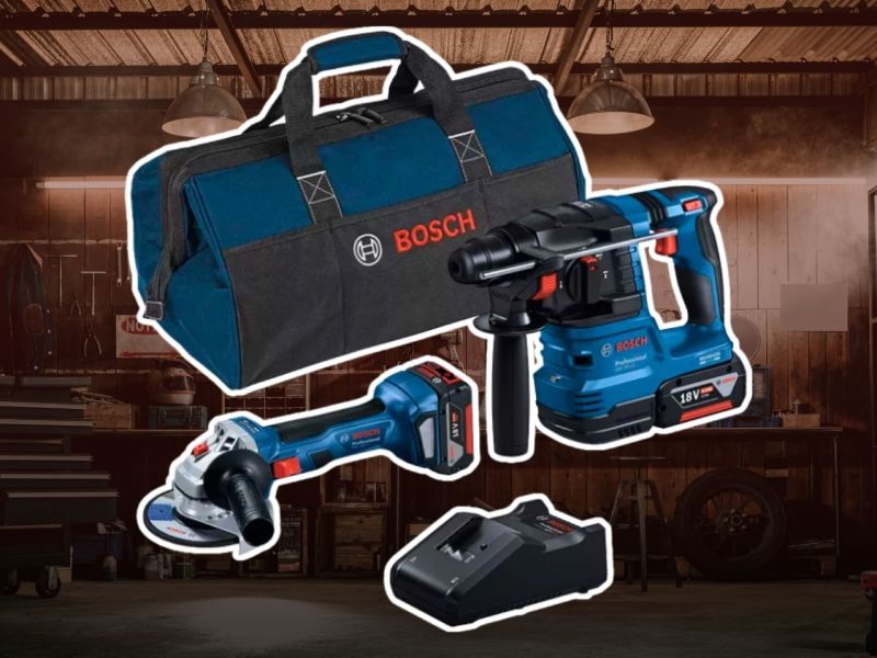 Bosch Professional Combi-Kit GWS 18V-7 & GBH 18V-22