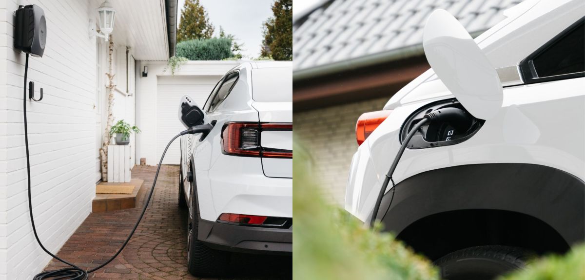 Ladende Elektroautos