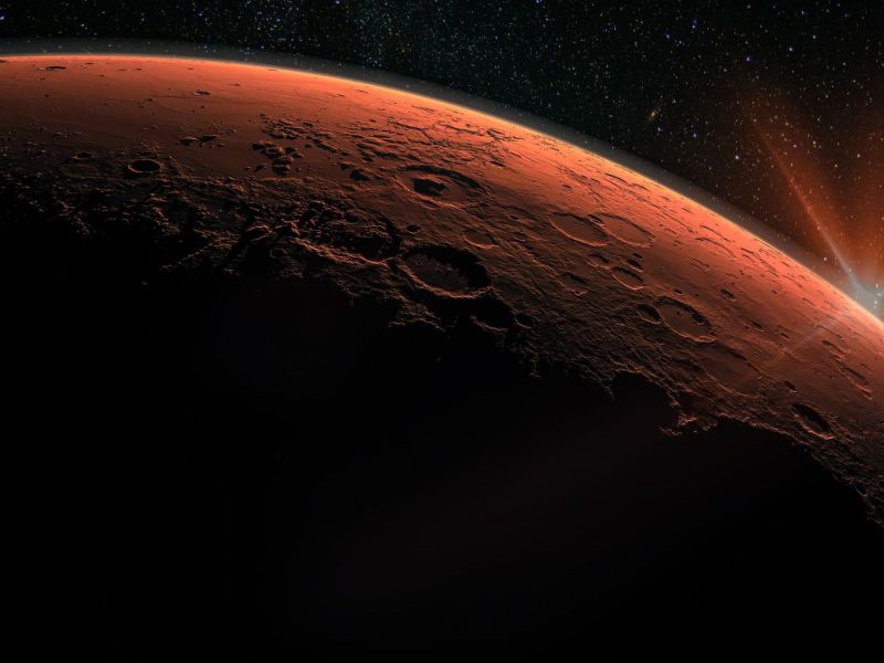 Oberfläche des Mars