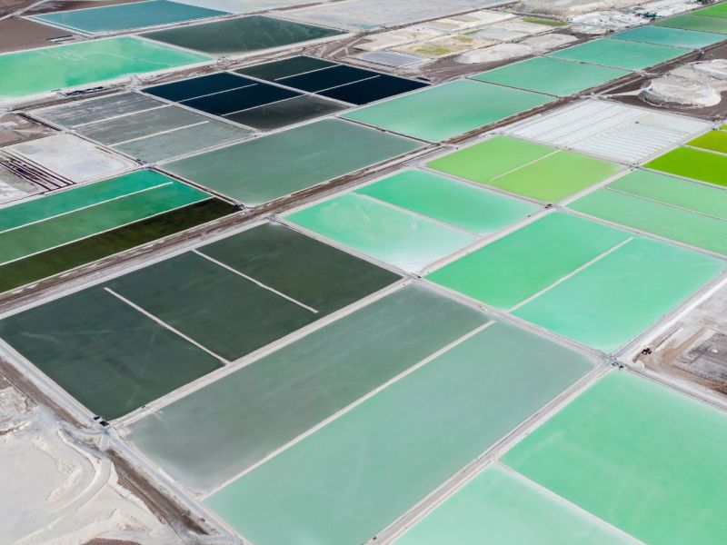 Lithium-Feld in Chile.