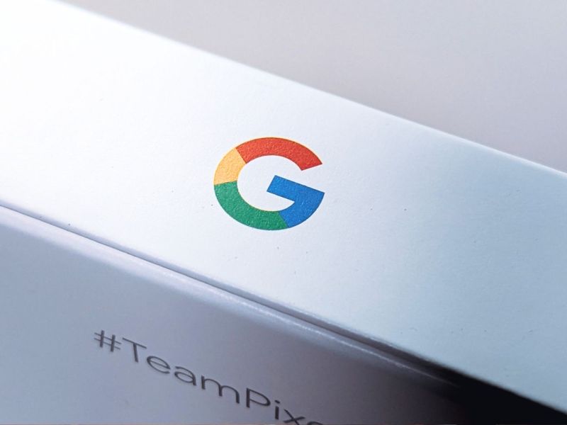 Verpackung eines Google Pixel-Handys.