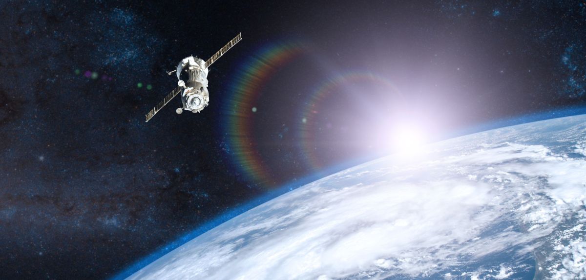 Satellit zur Beobachtung vom Klima auf der Erde (Symbolbild).