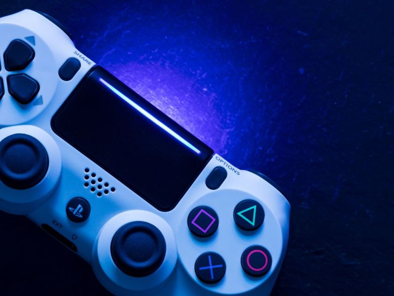 Ein Controller für die PlayStation-Konsole.